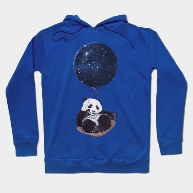 Space Panda Hoodie by ruta13art